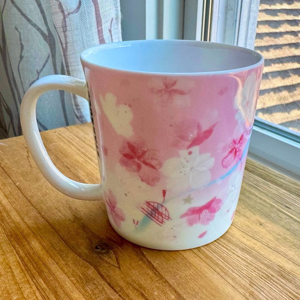 Rare STARBUCKS JAPAN NAKAMEGURO SAKURA 2019 Ceramic Mug Cup Mug Japanese Rele…